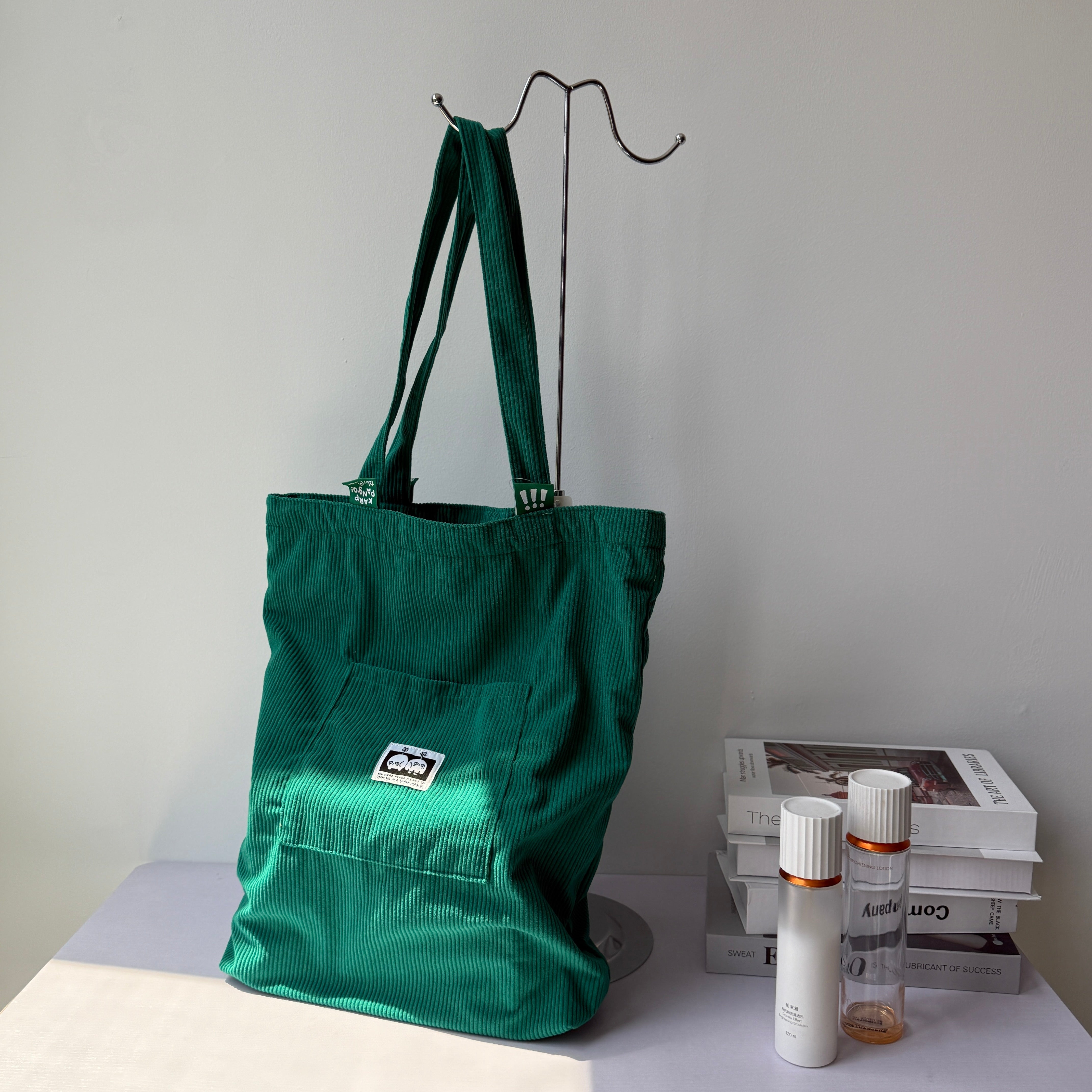 KETSU: Large corduroy tote bag