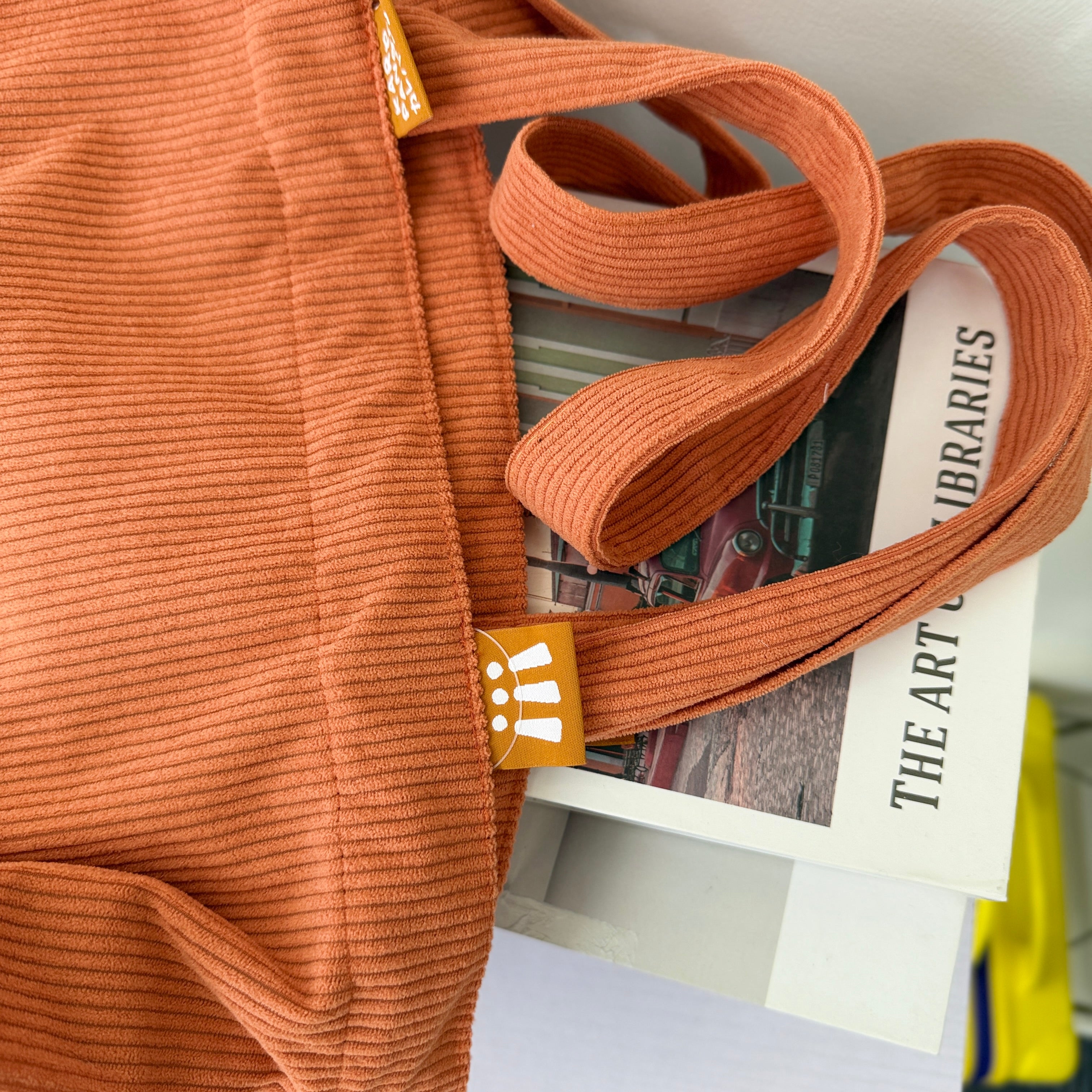 KETSU: Large corduroy tote bag