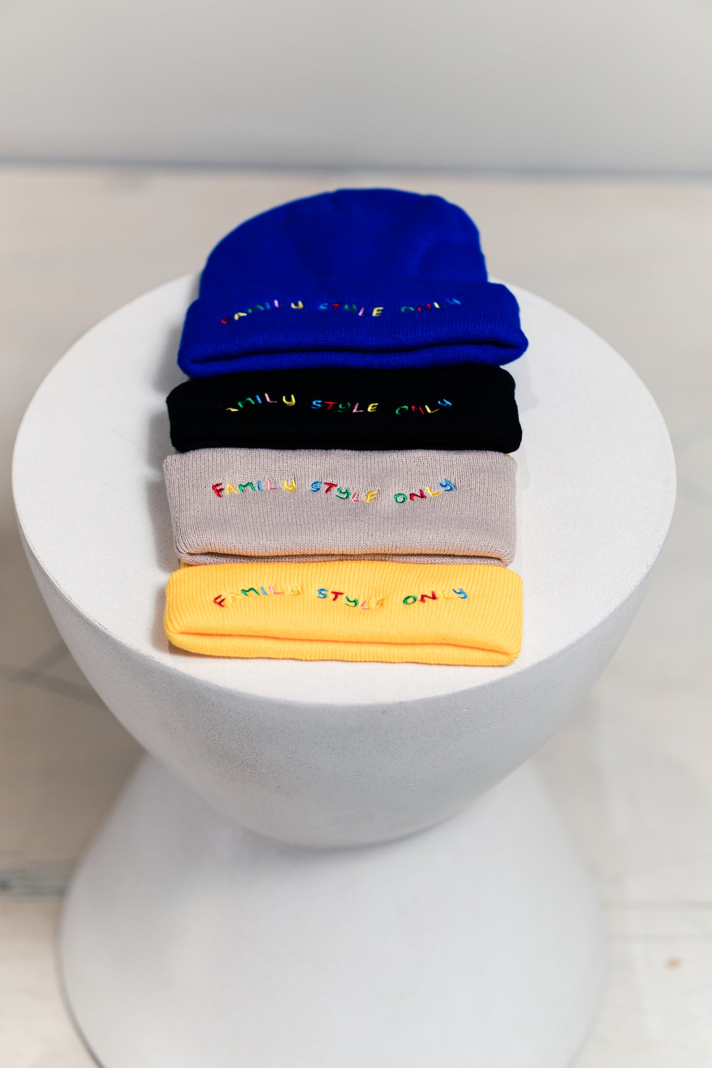 TAO: Embroidered beanie
