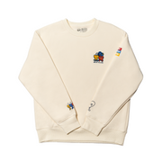 YUUJIN: Embroidered long-sleeve thick sweater