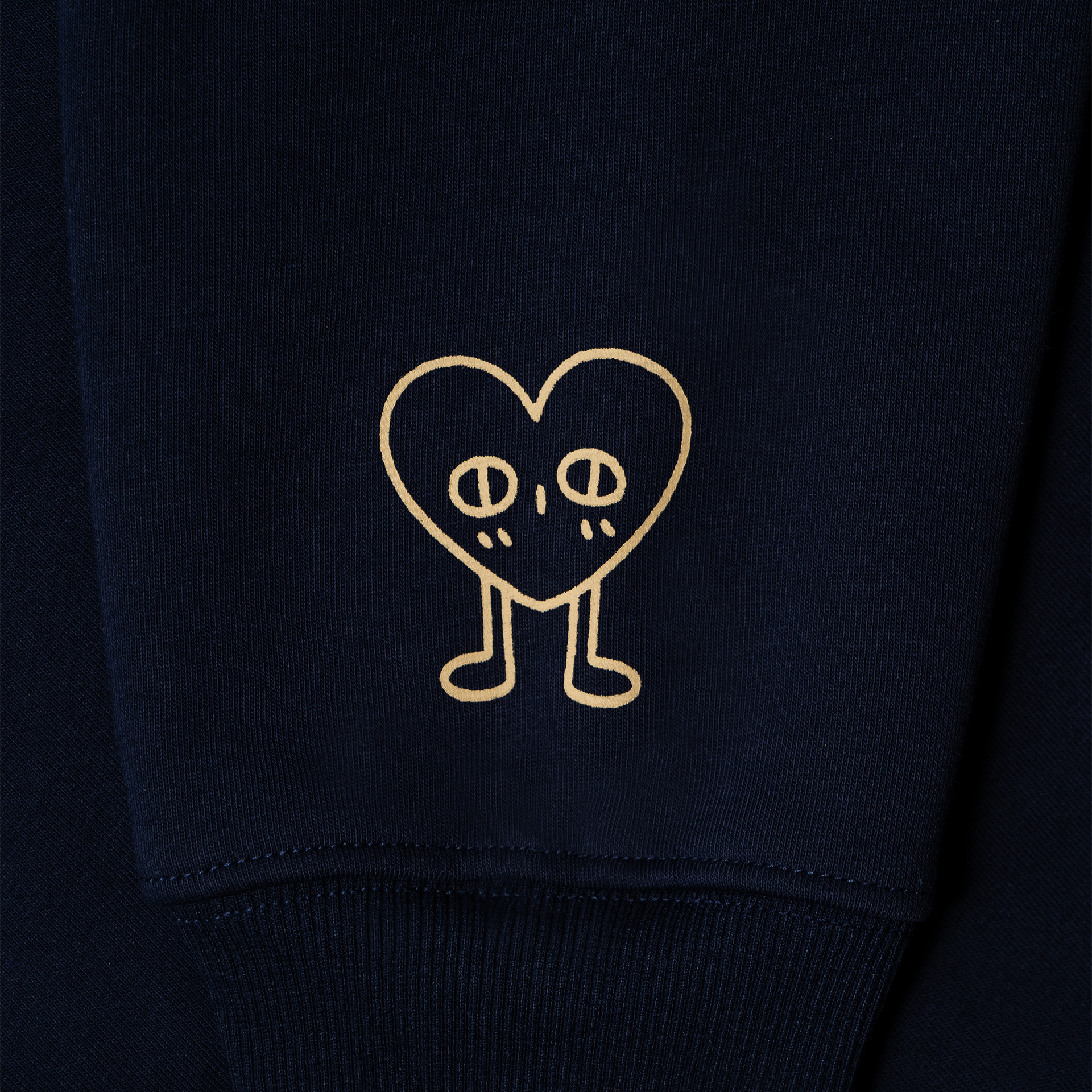 YUUJIN: Embroidered long-sleeve thick sweater