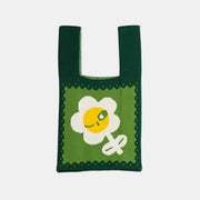 Fresh Air: Floral Bloom Knit Bag