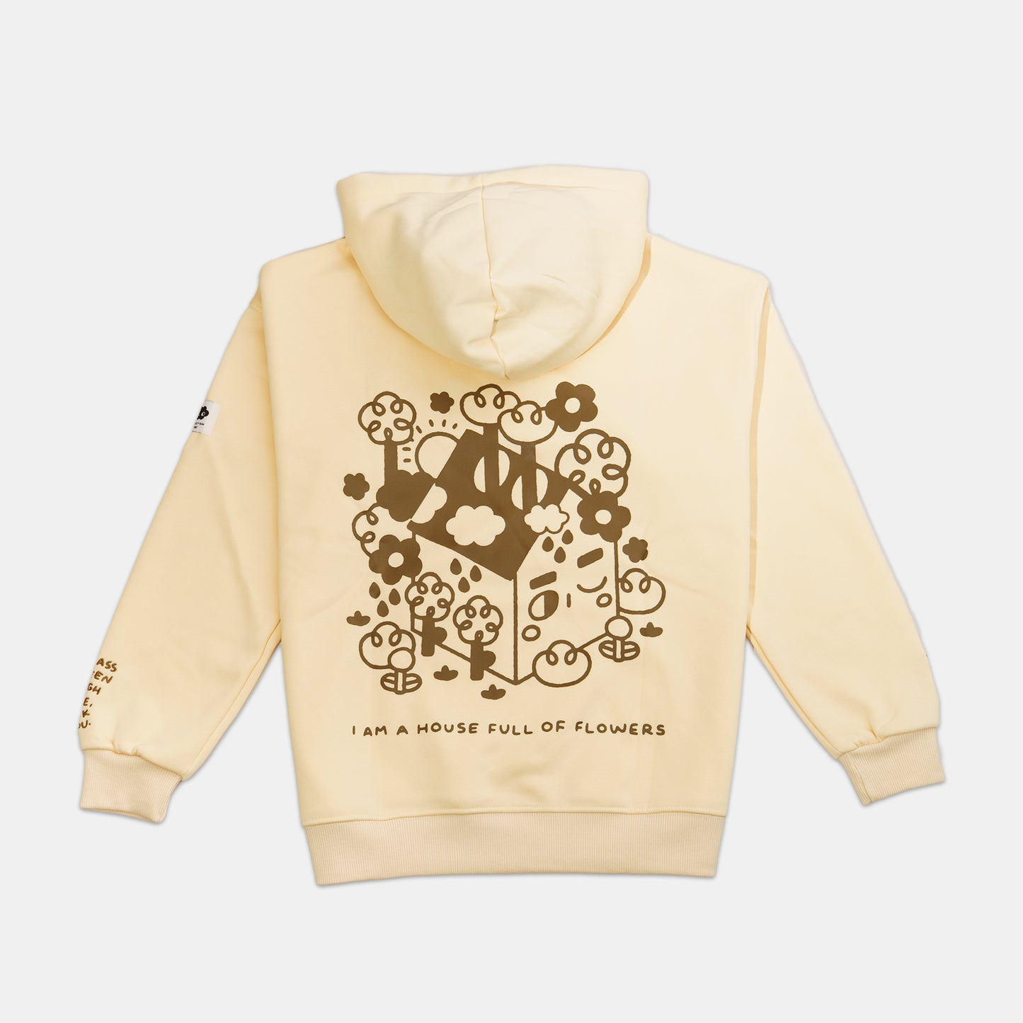 Fresh Air: Screenprinted thick hoodie