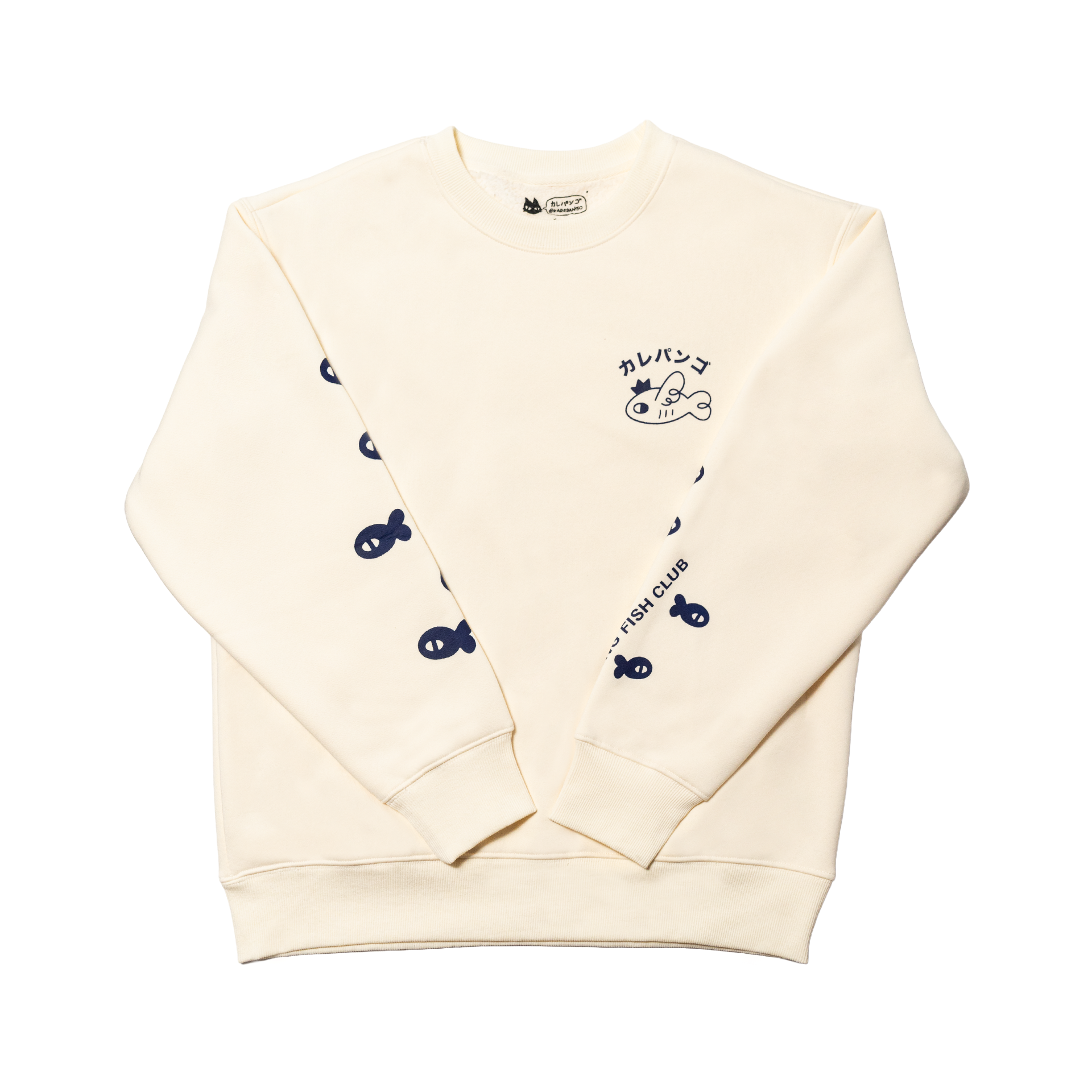 SOUKA: Embroidered long-sleeve thick sweater