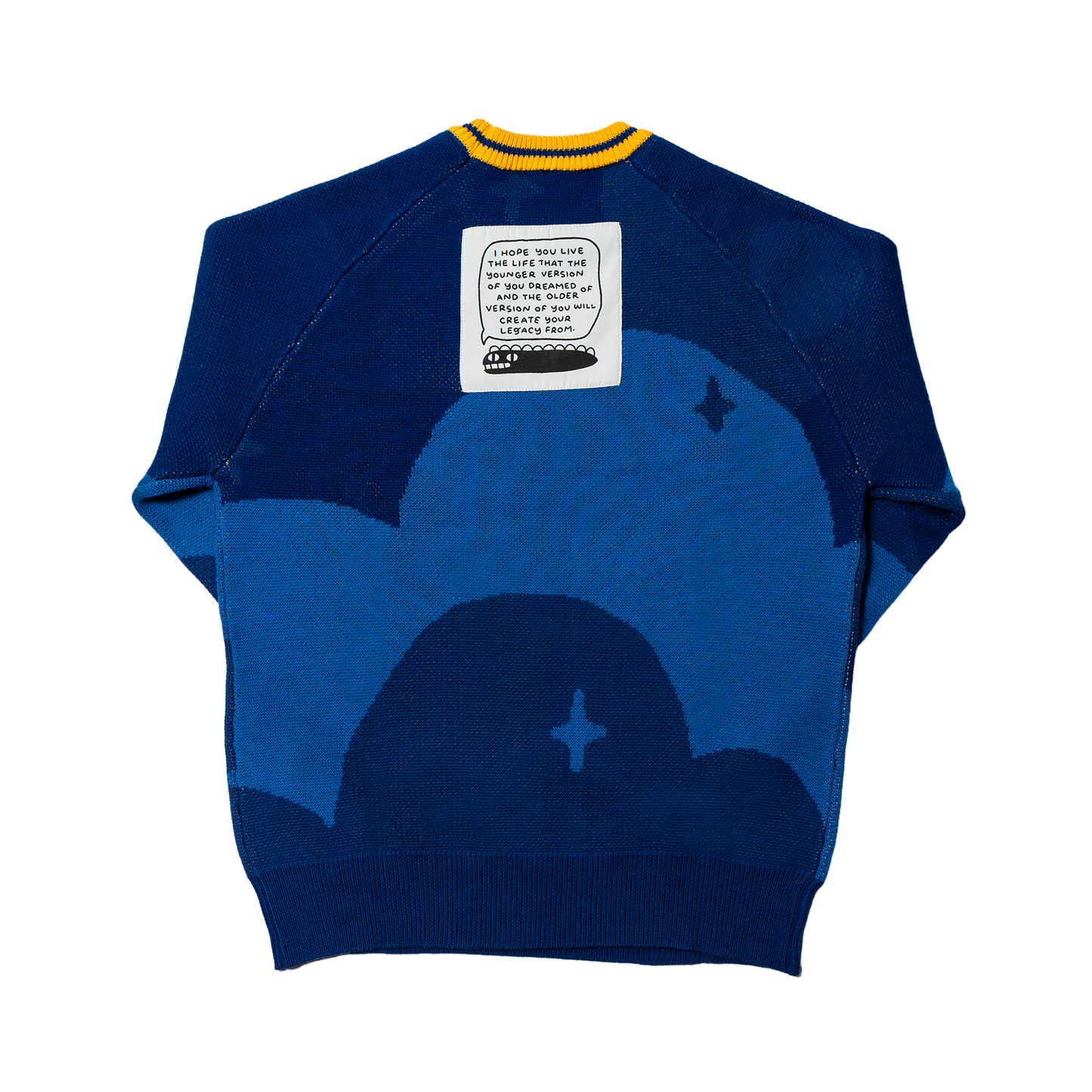 SORA: Thick knit jacquard sweater