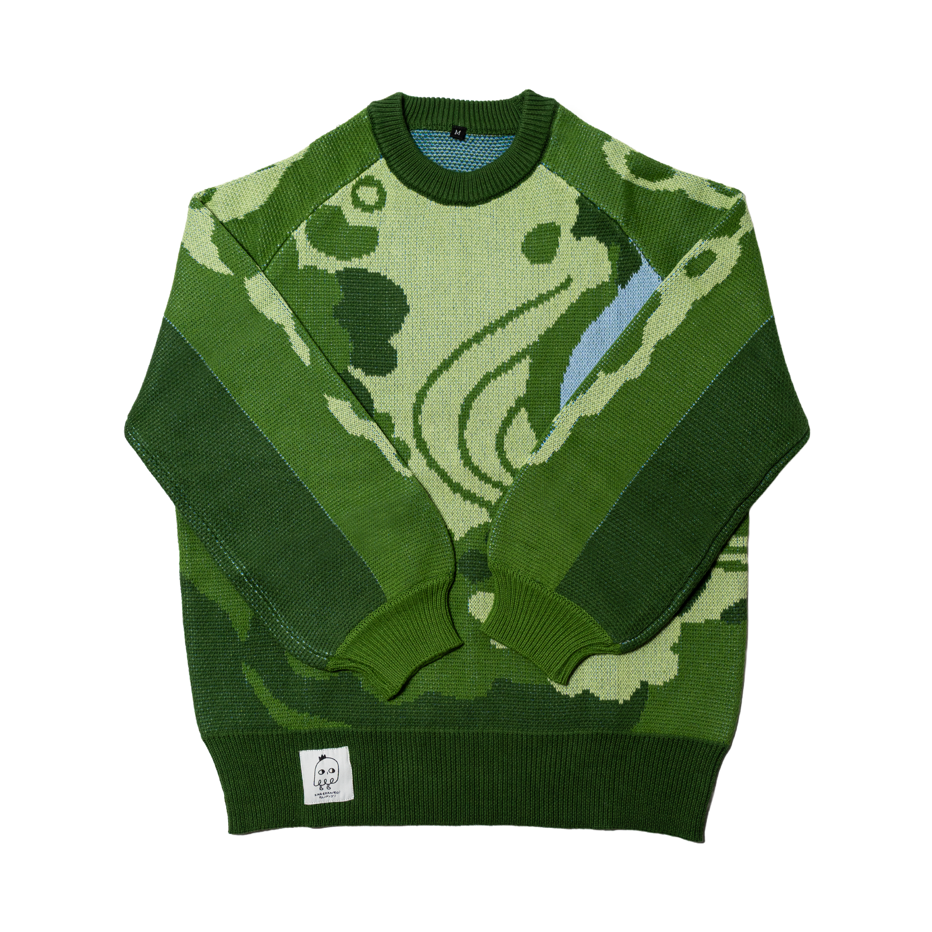 DAICHI: Thick knit jacquard sweater