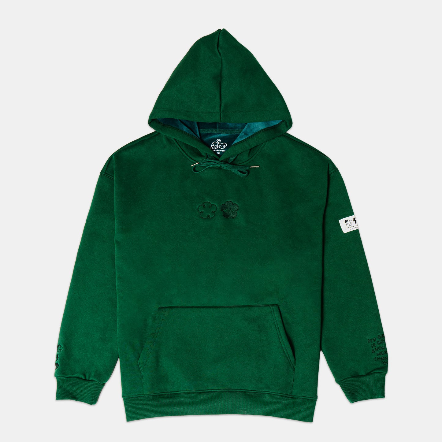 Fresh Air: Screenprinted thick hoodie