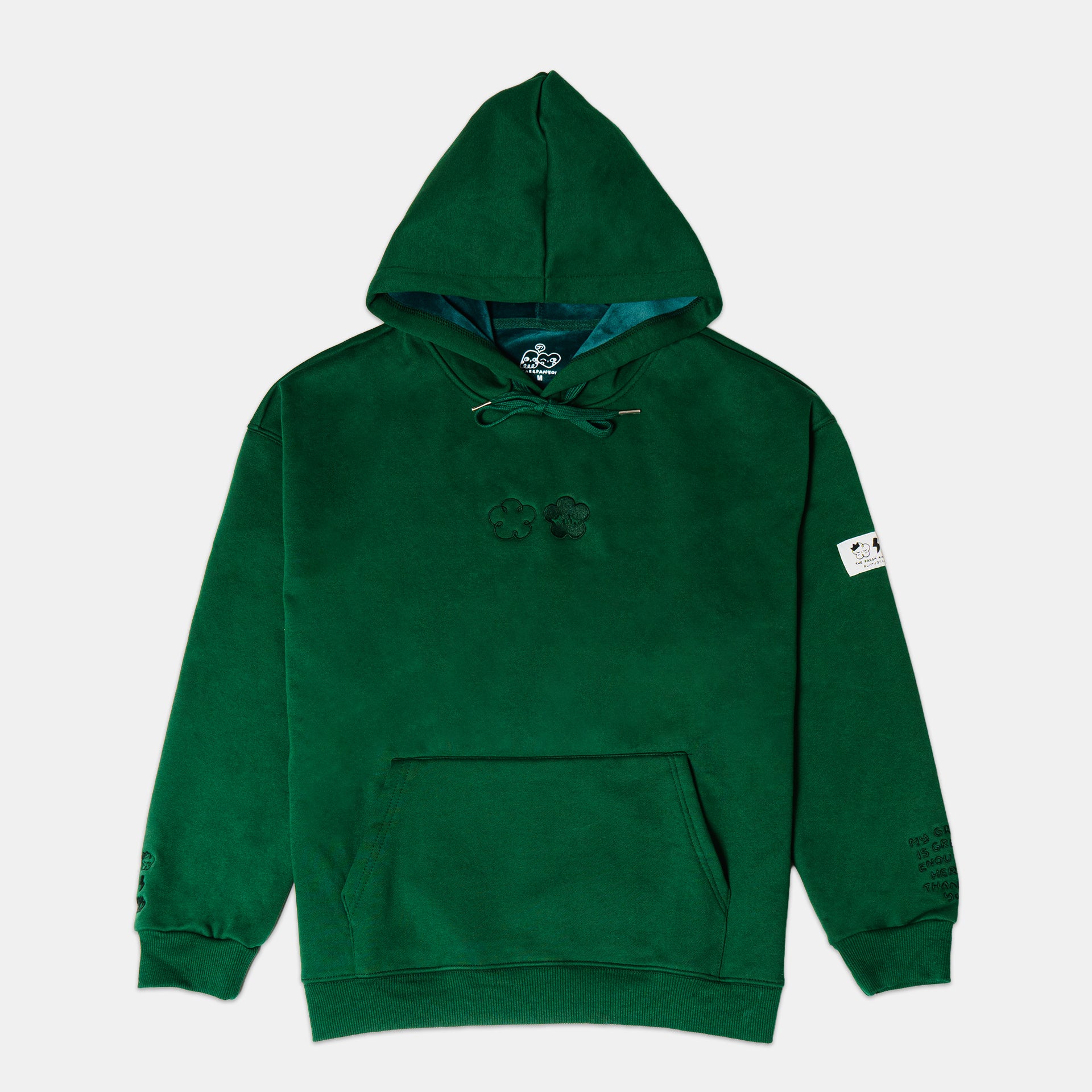 Fresh Air: Screenprinted thick hoodie
