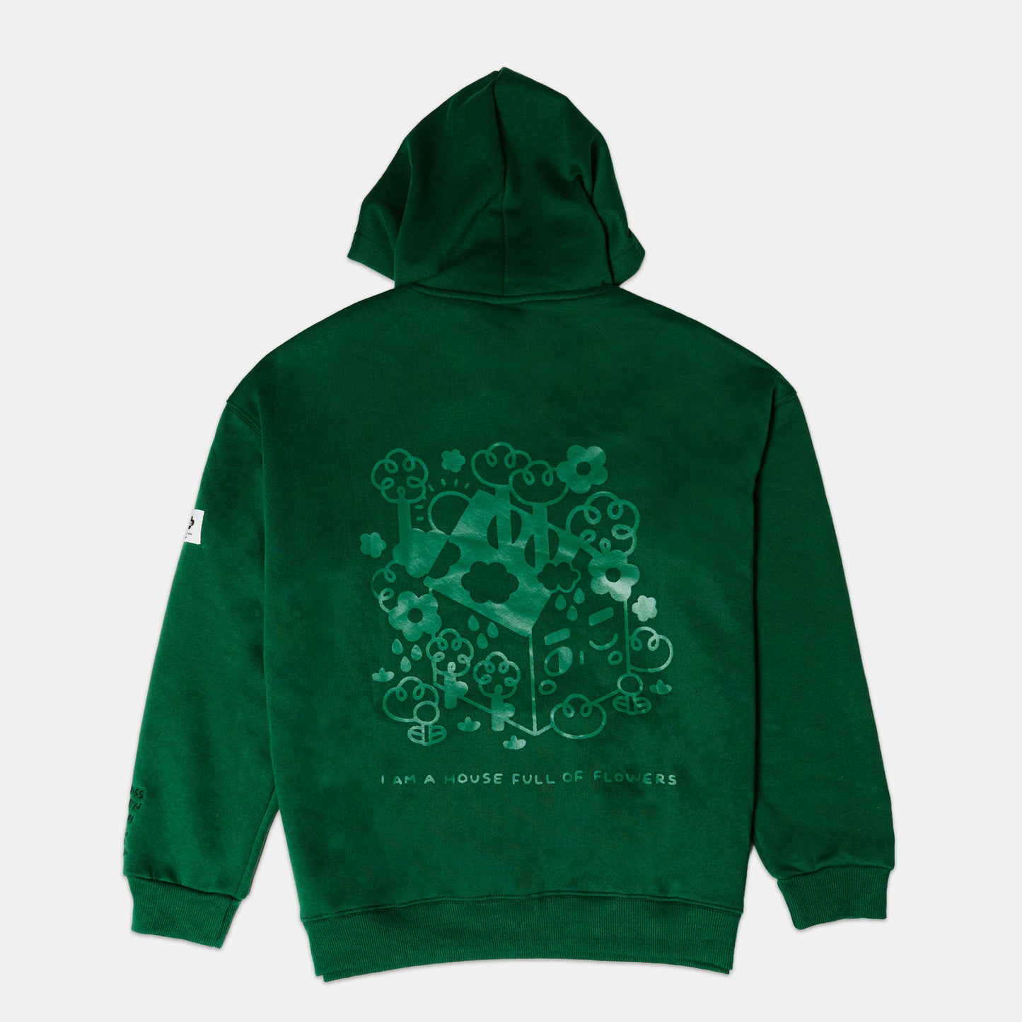 Fresh Air: Screenprinted thick hoodie
