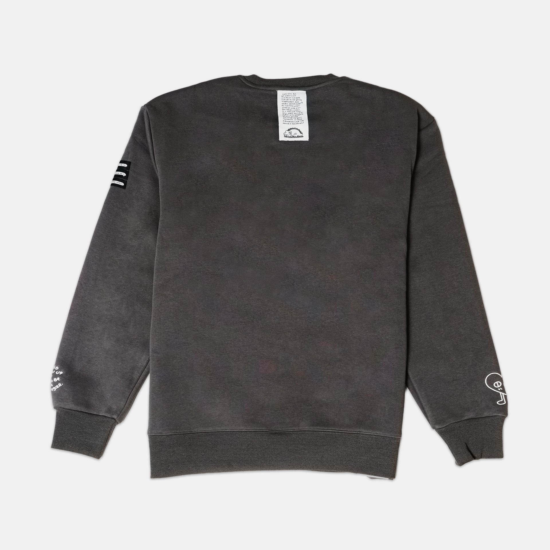 KYOURYUU: Embroidered long-sleeve thick sweater
