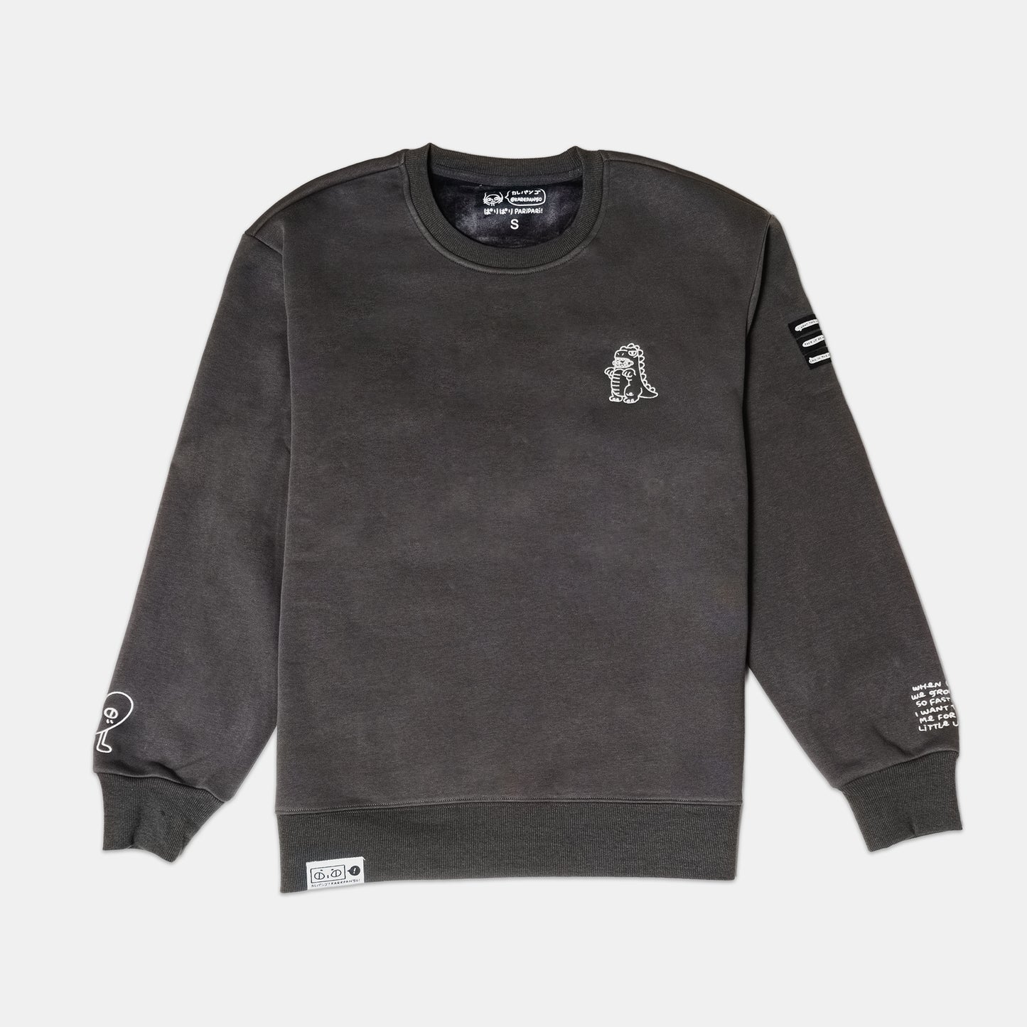 KYOURYUU: Embroidered long-sleeve thick sweater