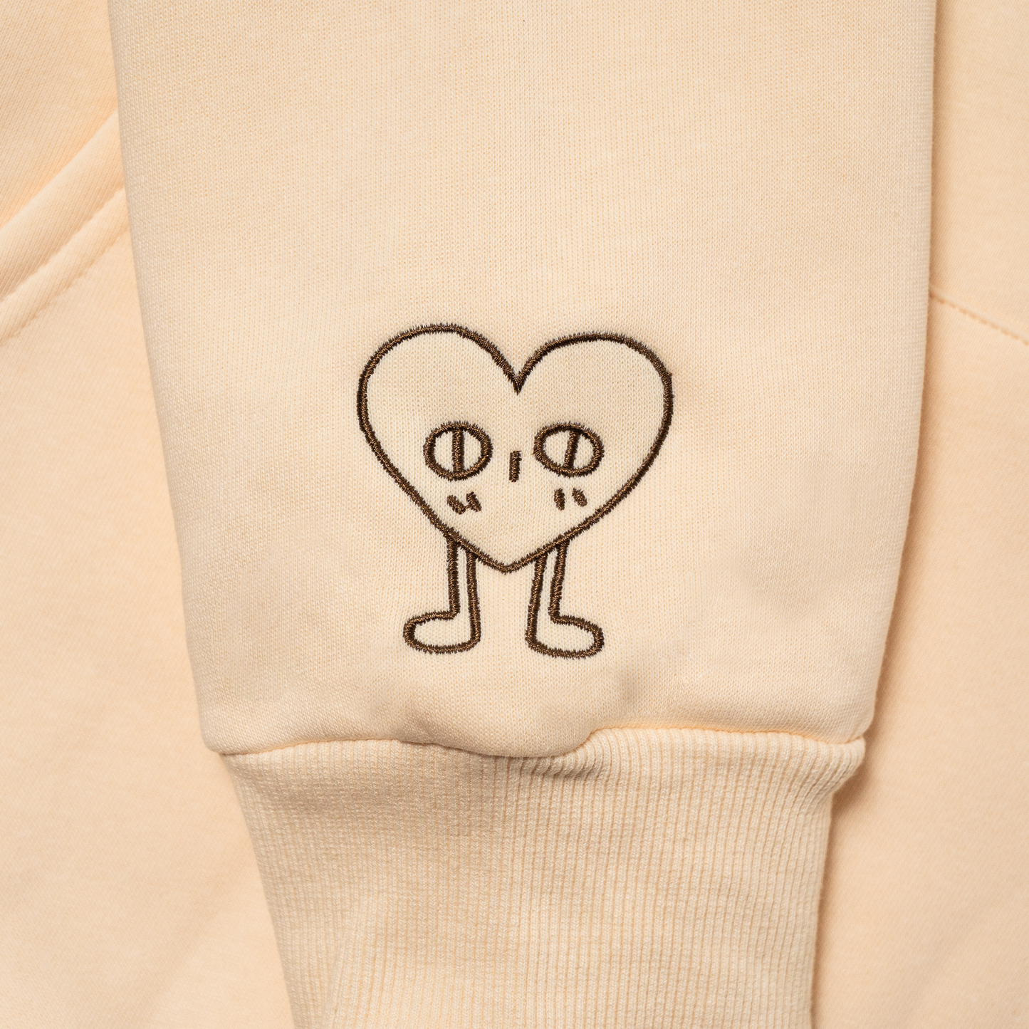 SHINZOU: Embroidered thick hoodie