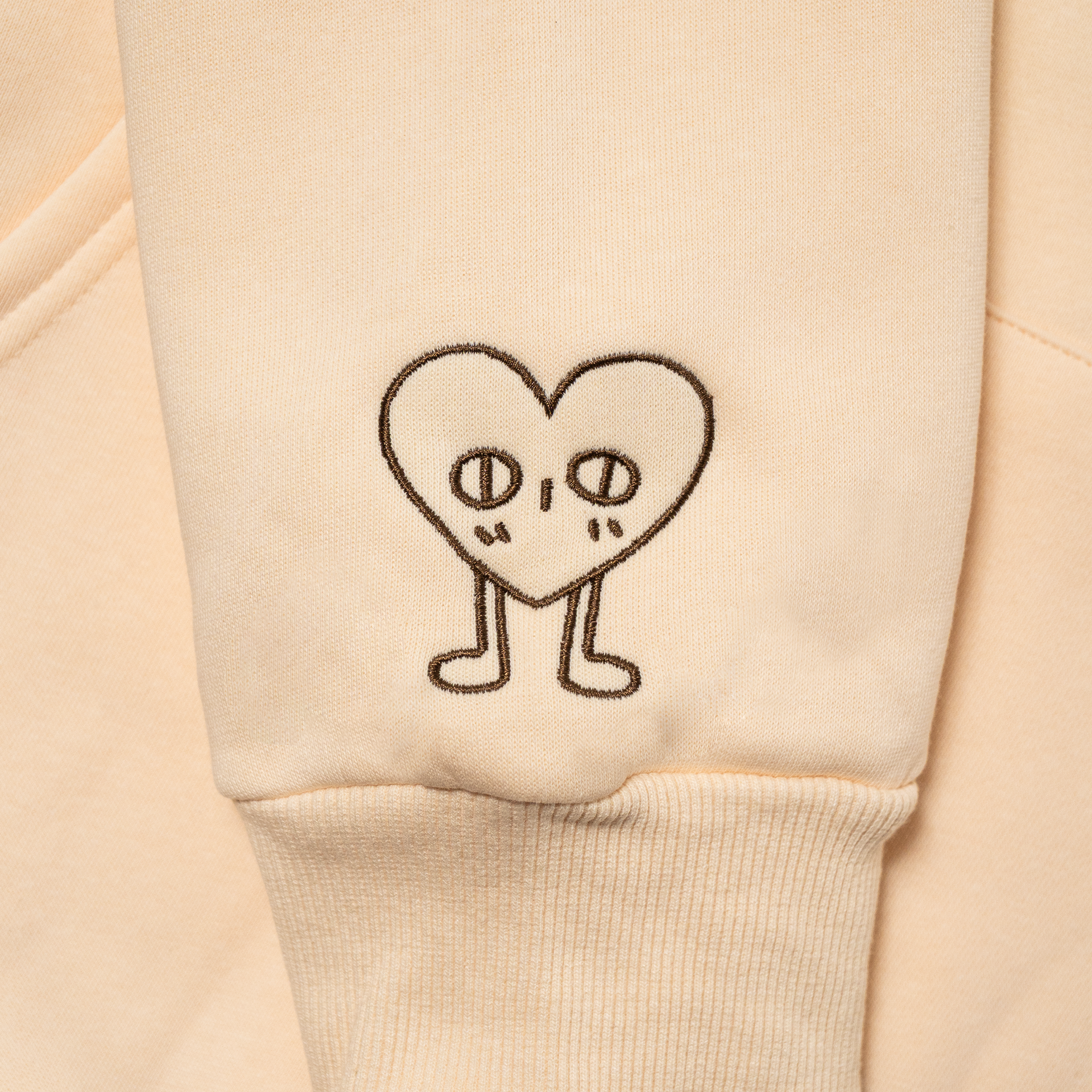 SHINZOU: Embroidered thick hoodie