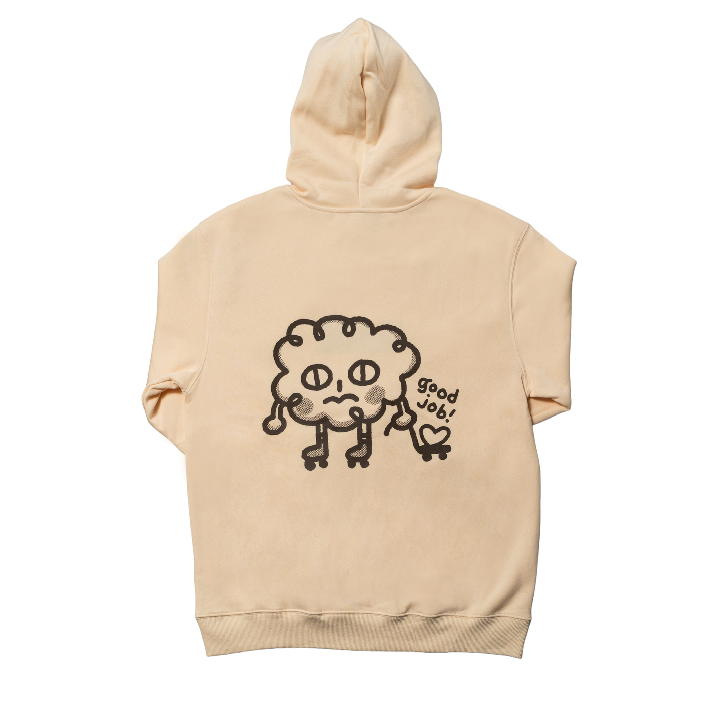 SHINZOU: Embroidered thick hoodie