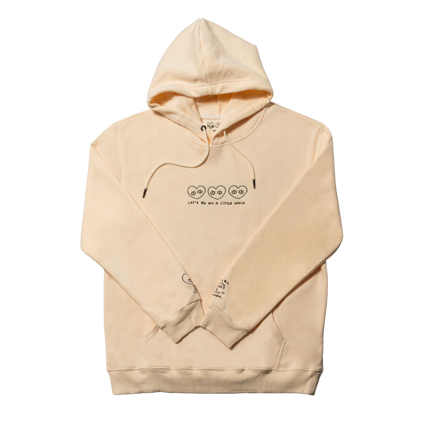 SHINZOU: Embroidered thick hoodie