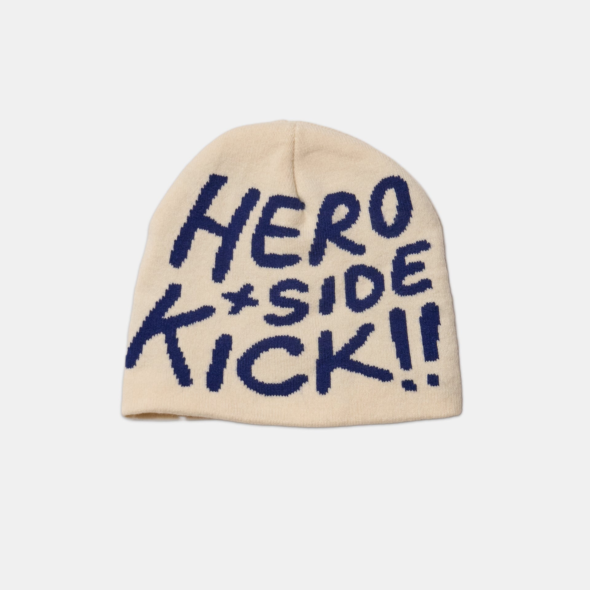SIDEKICK: Cream Knit Beanie
