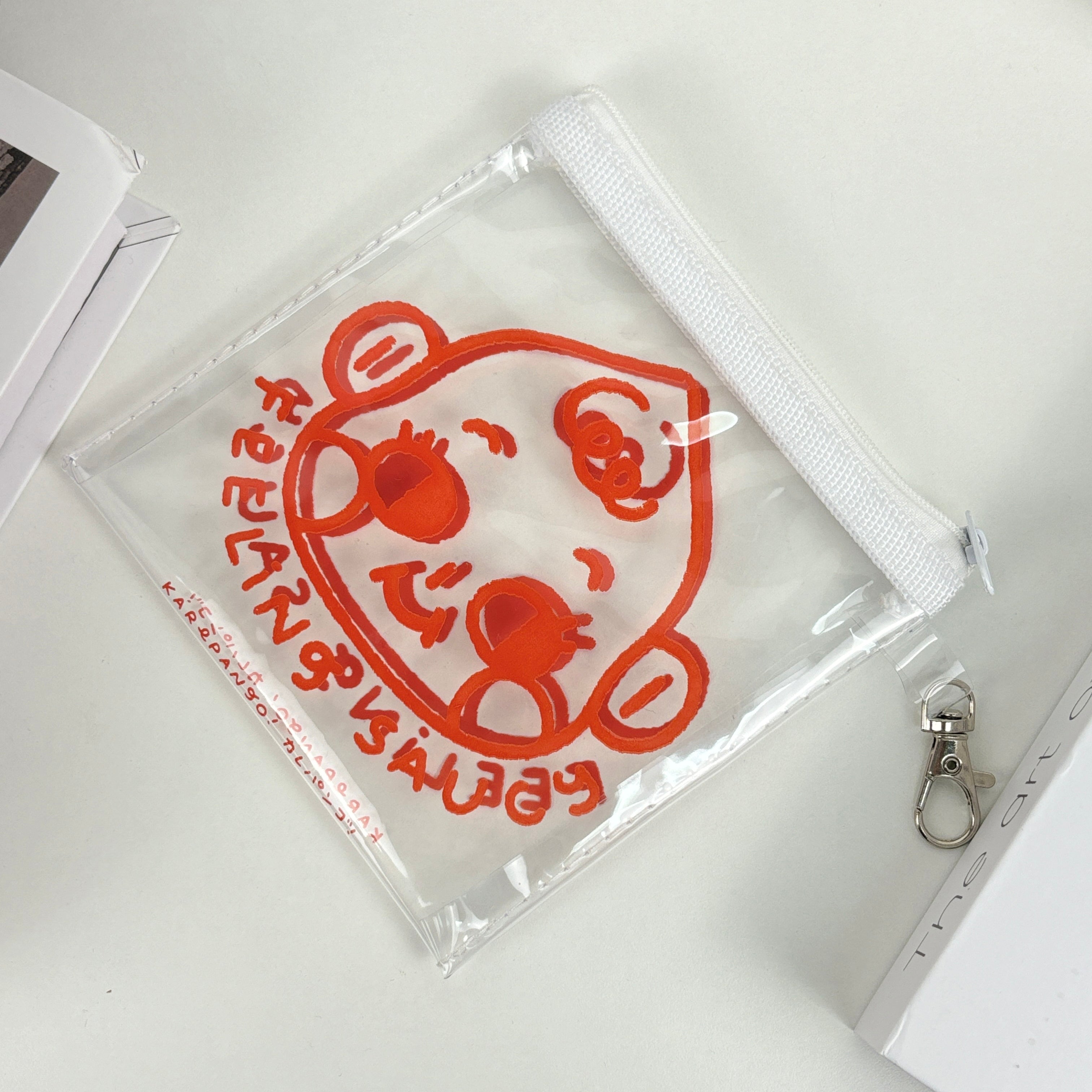 SOOSU: Clear vinyl plastic bag