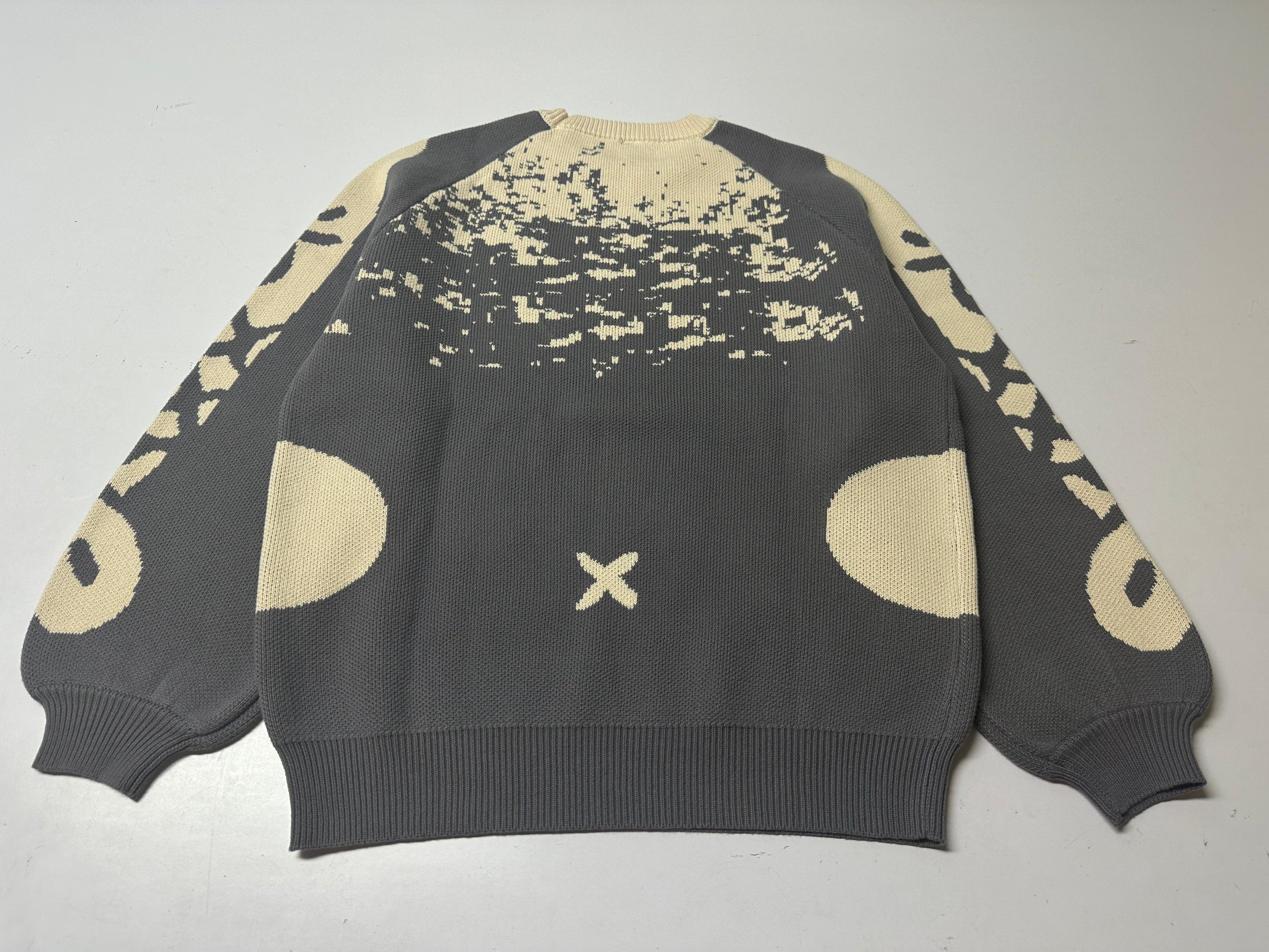 AKUMA: Thick knit jacquard sweater