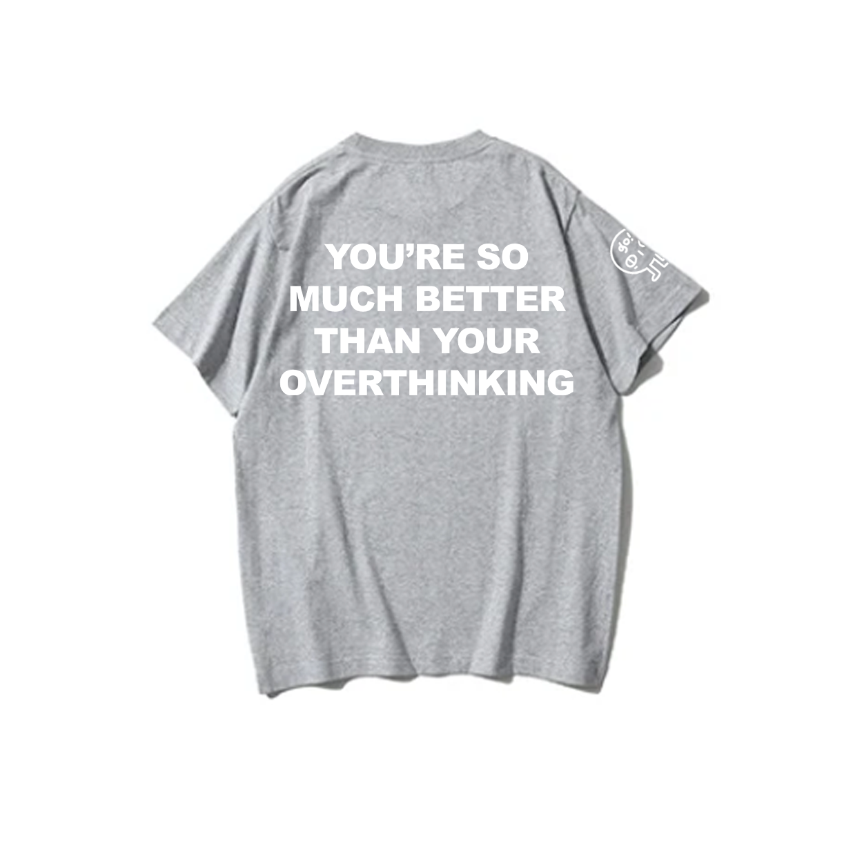 OVERTHINKING: Embroidered short sleeve t-shirt
