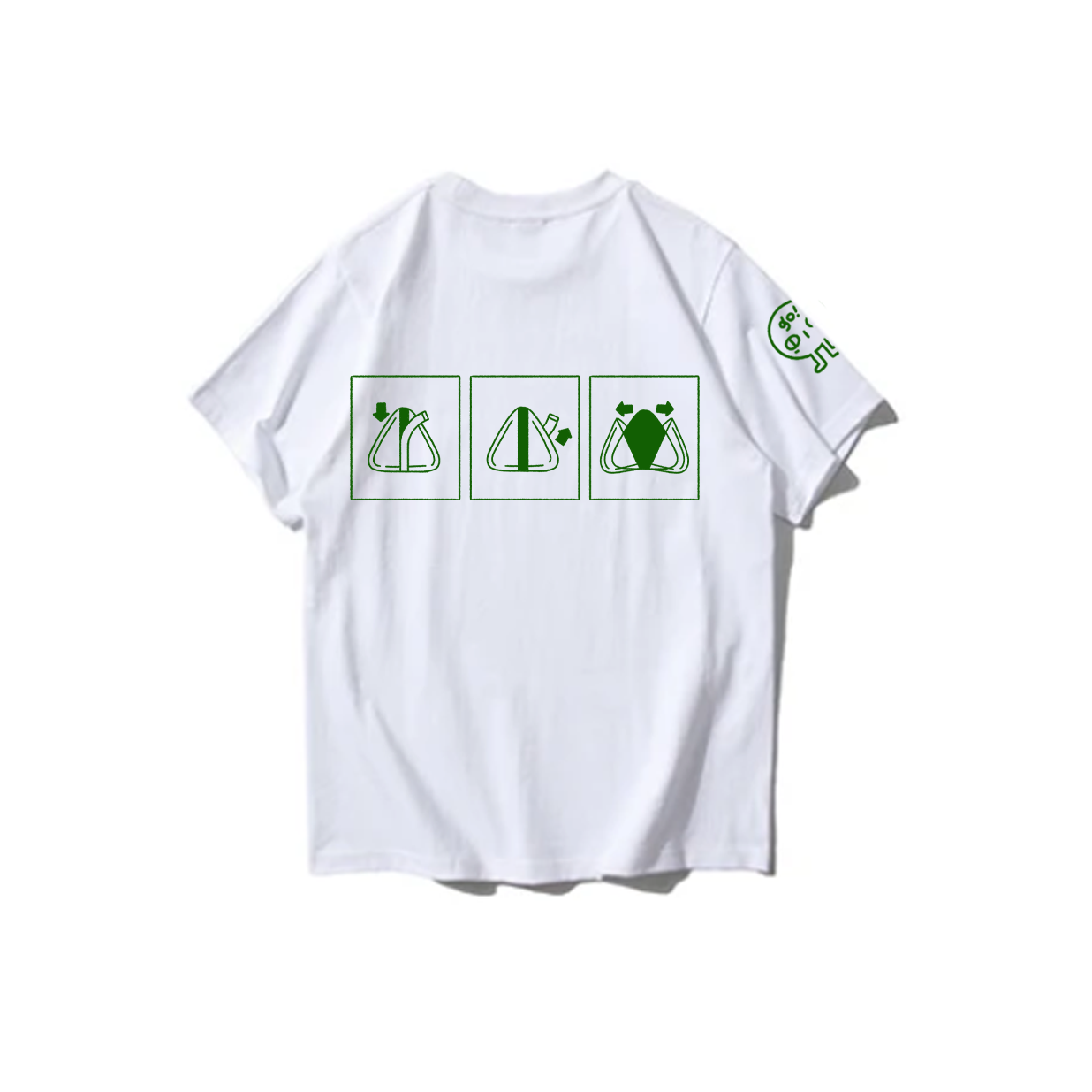 ONIGIRI: Embroidered short sleeve t-shirt