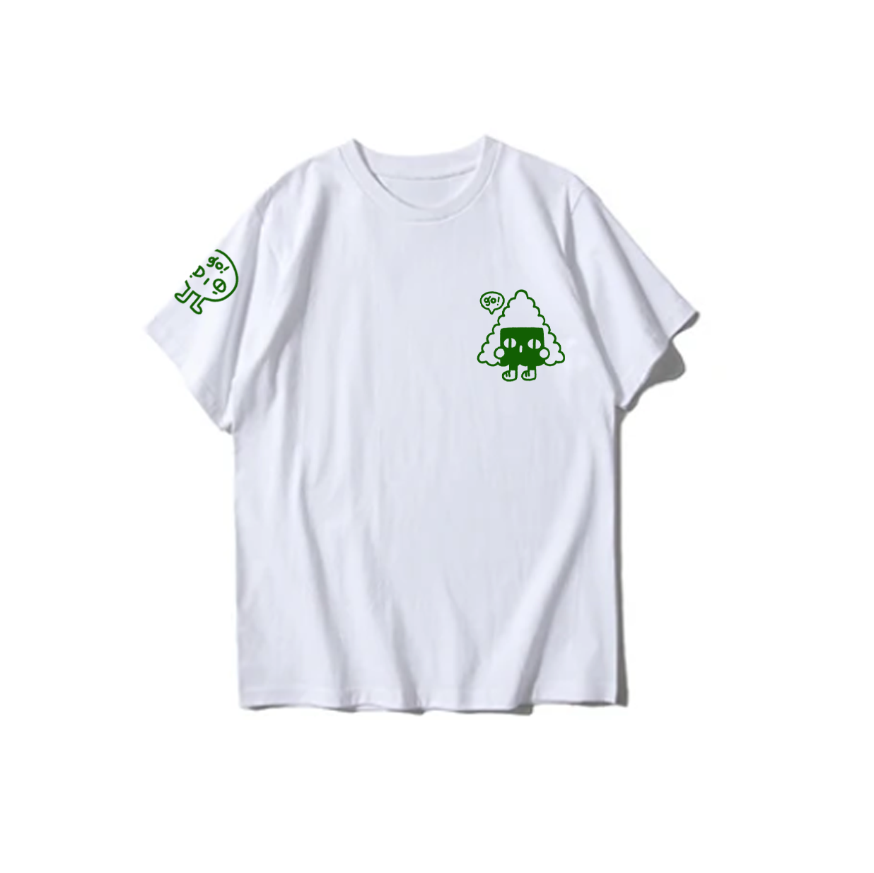 ONIGIRI: Embroidered short sleeve t-shirt
