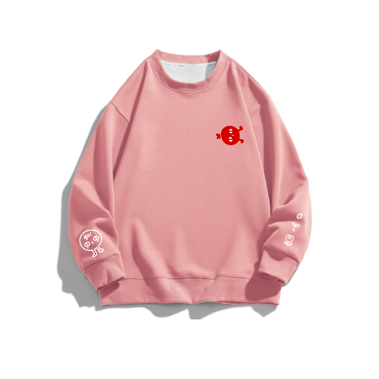 PANPAN: Embroidered long-sleeve thick sweater