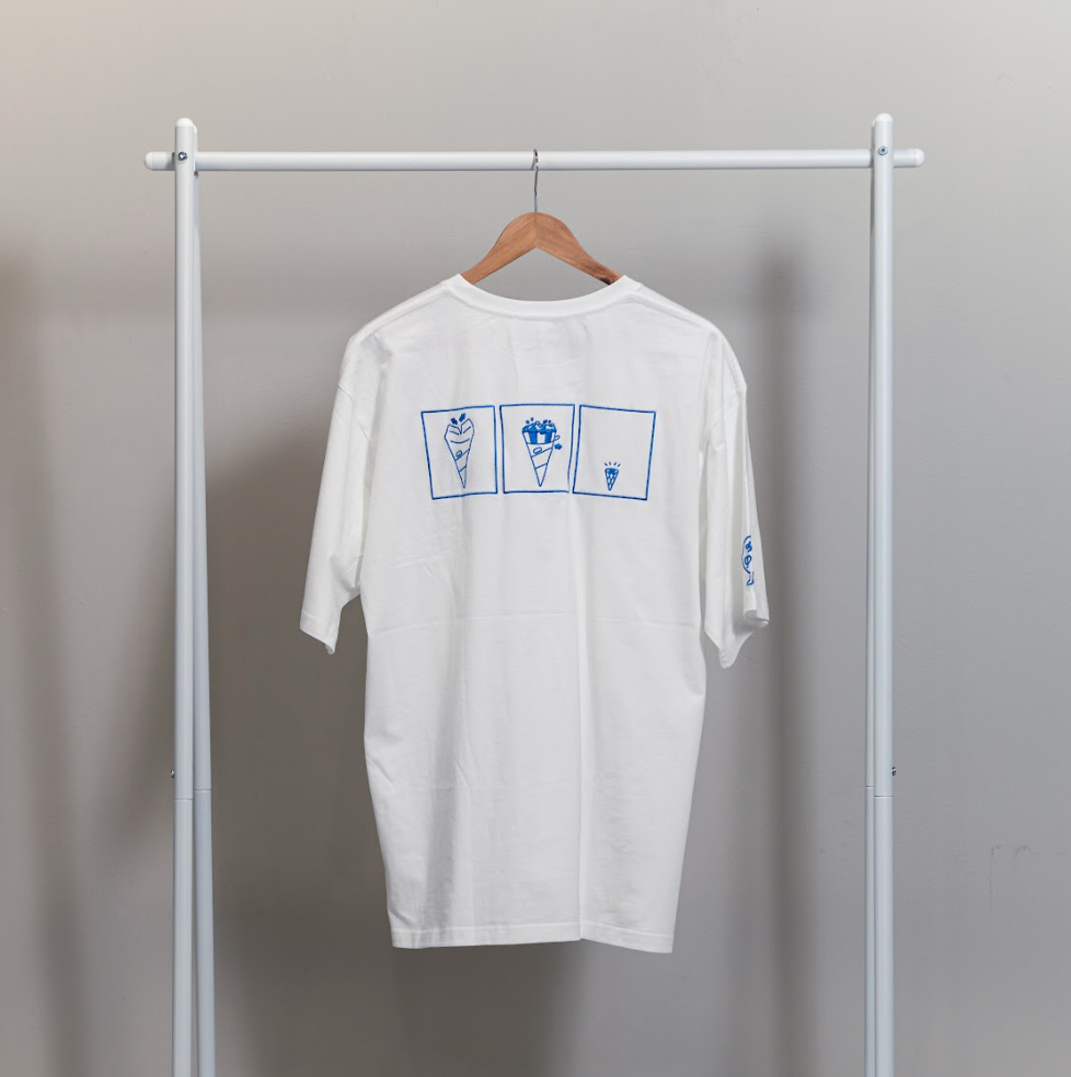 SOFUTO: Embroidered short sleeve t-shirt
