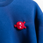 PANPAN: Embroidered long-sleeve thick sweater