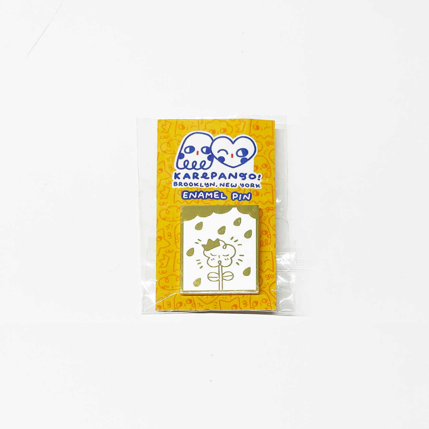 Fresh Air: Collector's Gold Enamel Pin