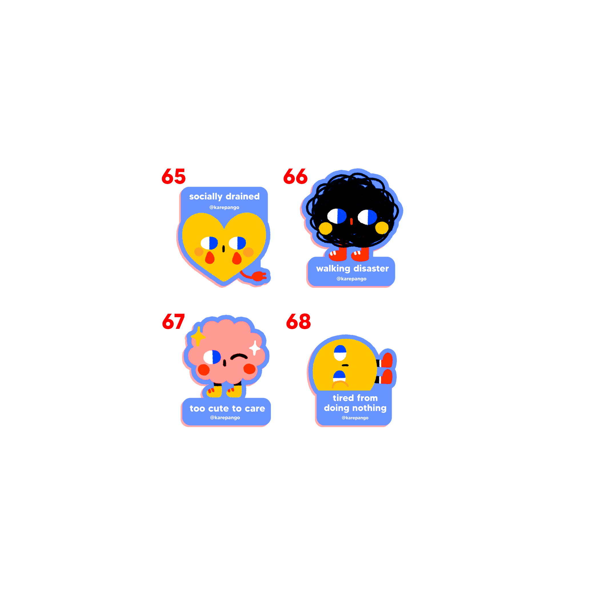 Die-cut stickers
