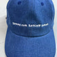 SORRY: Denim baseball cap