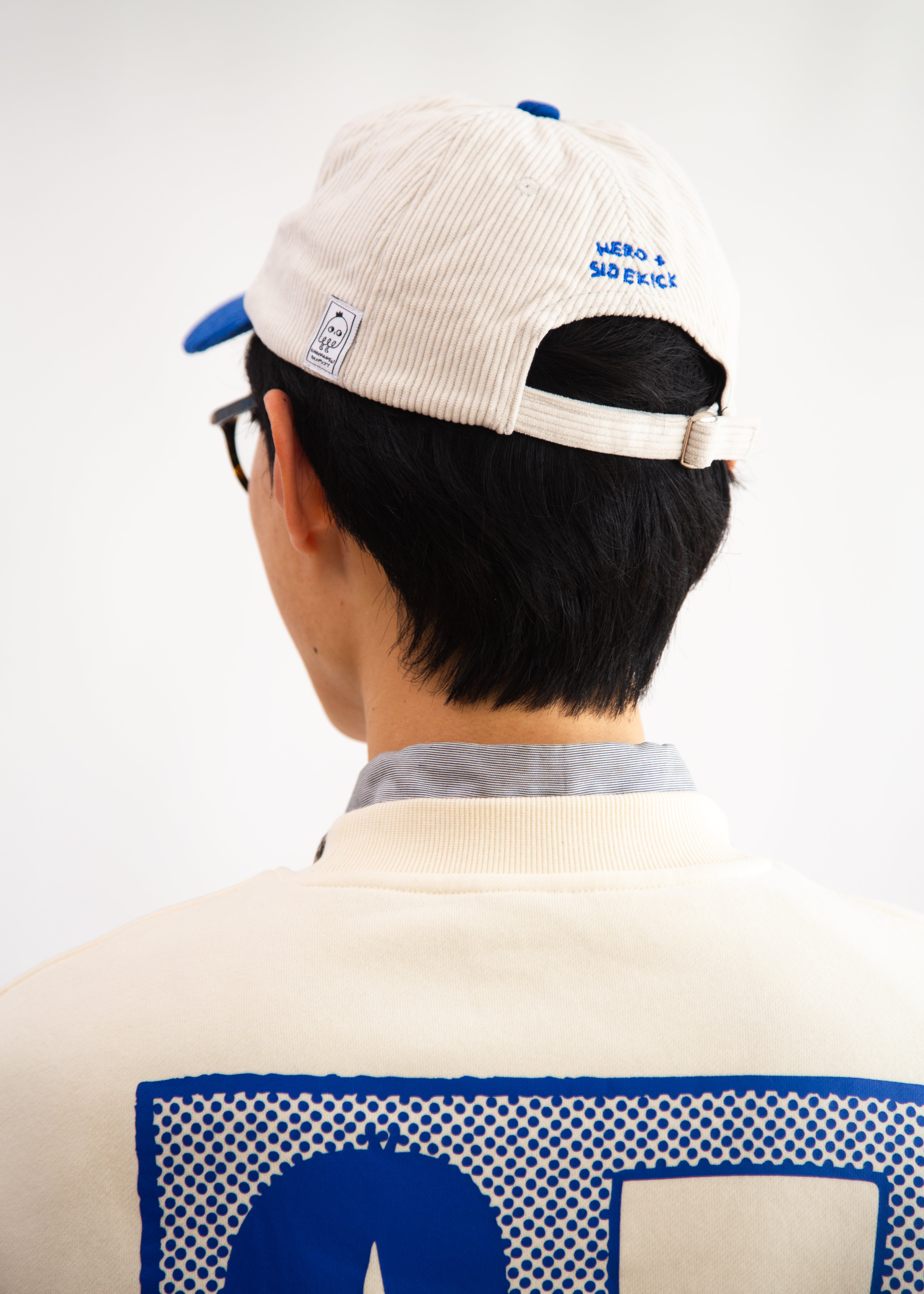 SIDEKICK: Duotone corduroy baseball cap
