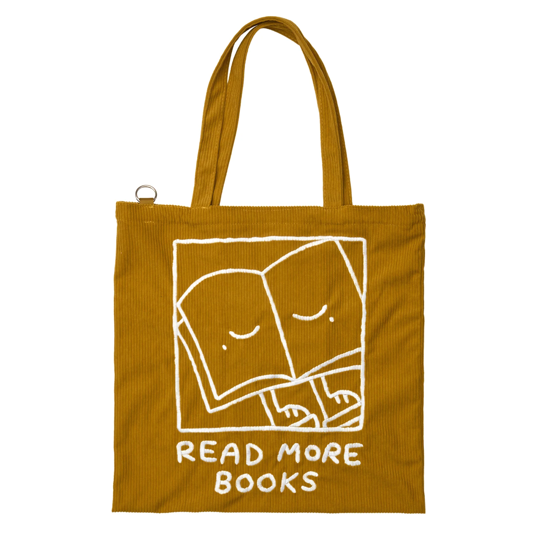 READ MORE BOOKS: Larger Square Corduroy Tote Bag