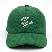 NYC PARKS: Corduroy Baseball Cap