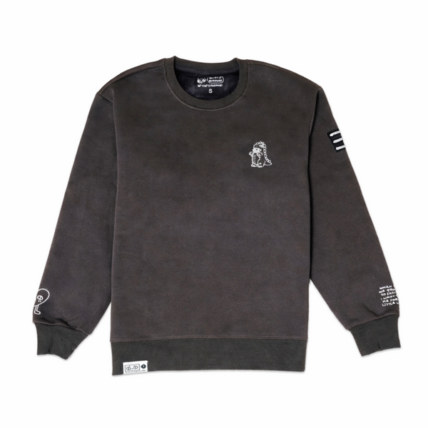 KYOURYUU: Embroidered long-sleeve thick sweater – Karepango