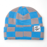 GRID BLUE: Beanie