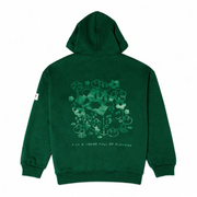 Fresh Air: Screenprinted thick hoodie