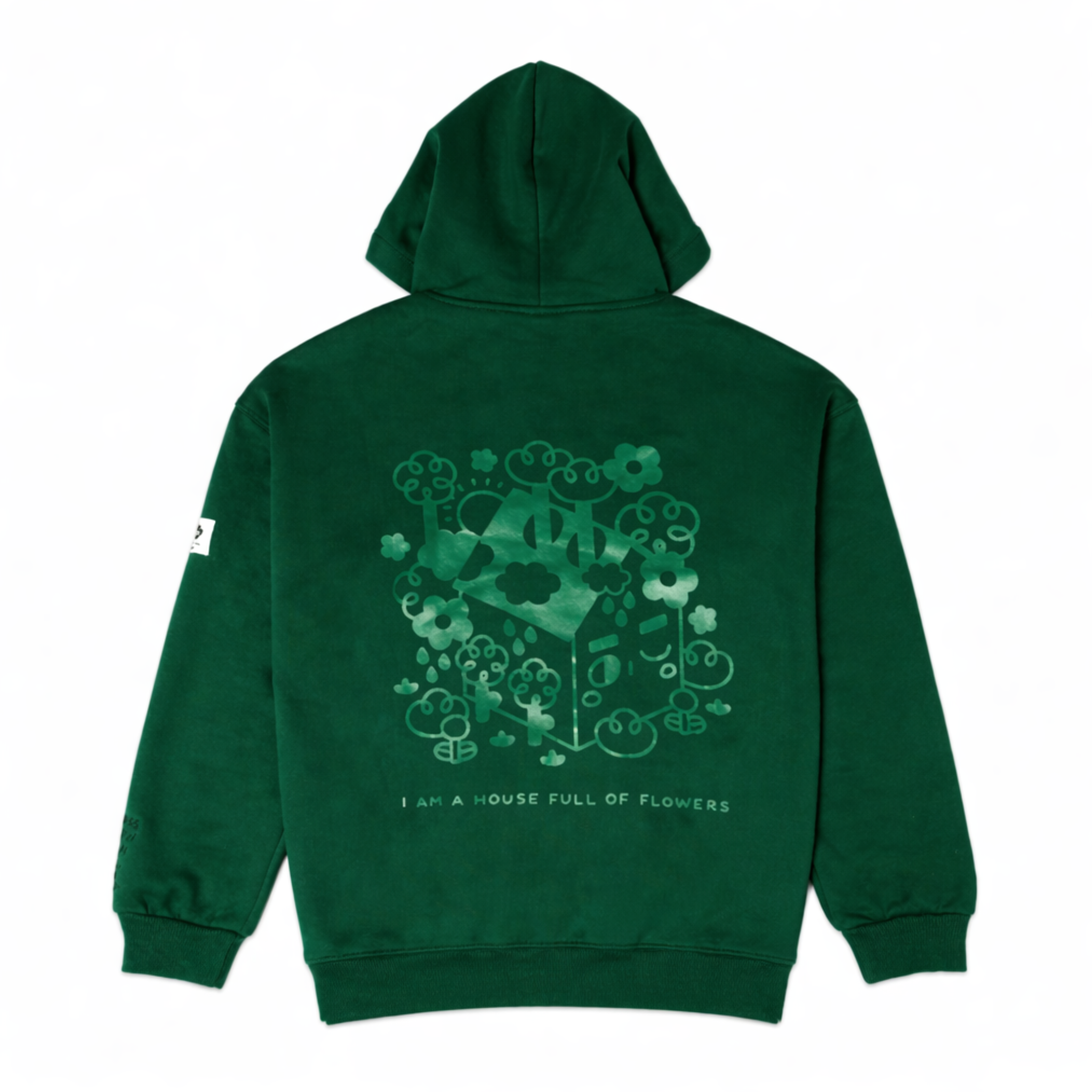 Fresh Air: Screenprinted thick hoodie