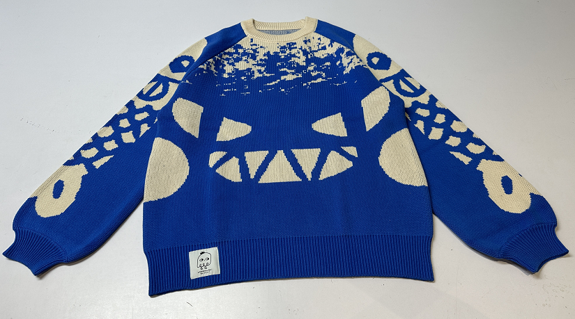 AKUMA: Thick knit jacquard sweater