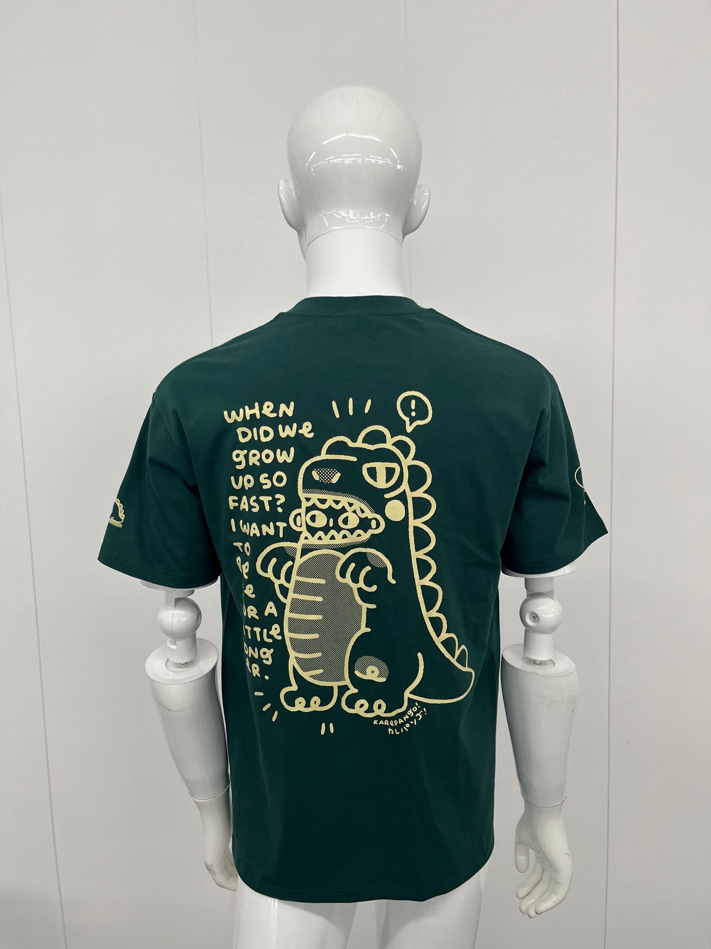 DINO: Screenprinted short sleeve t-shirt