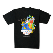 HAYA: acid-washed short sleeve t-shirt