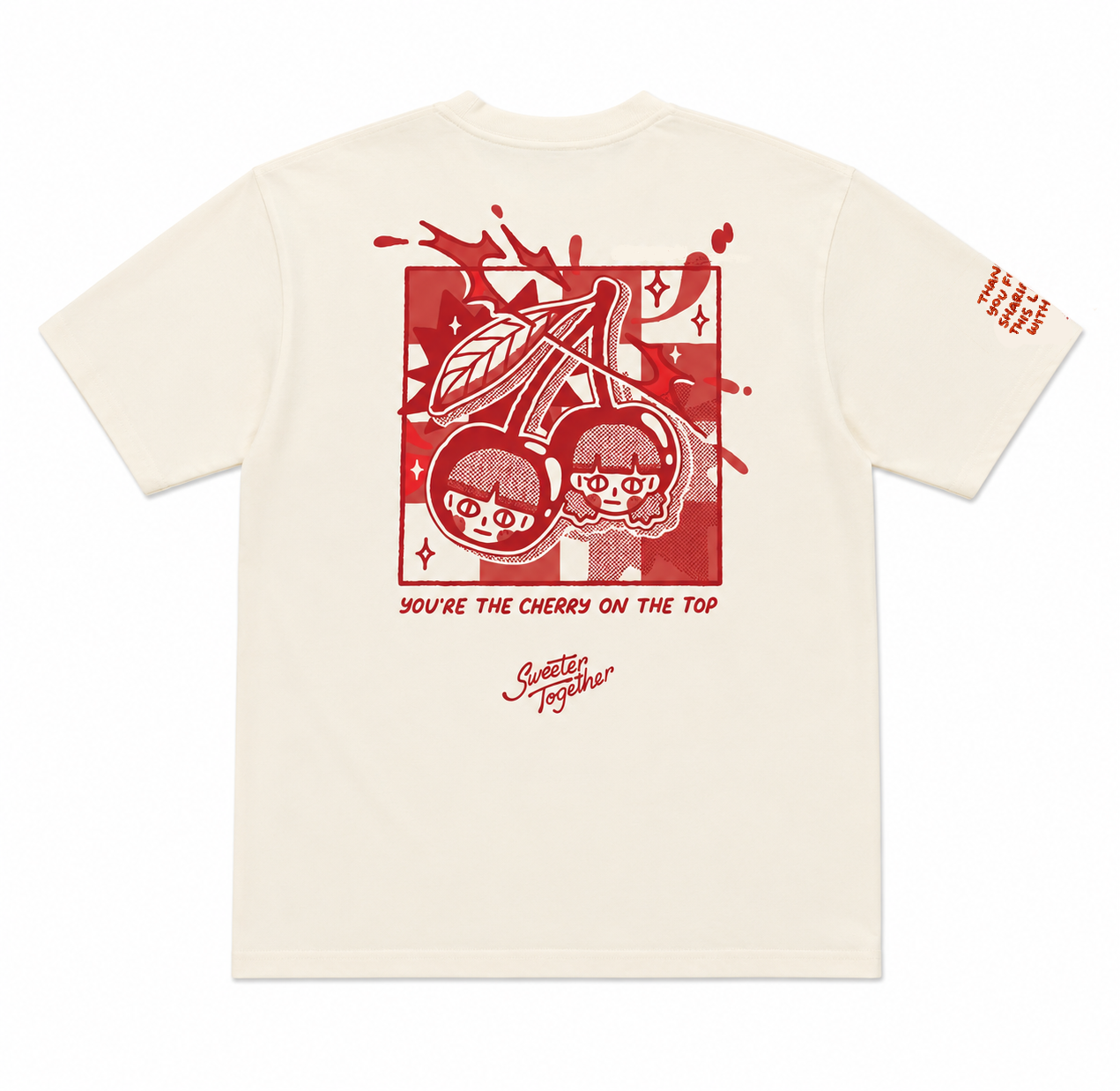 Cherry Friends Pocket Tshirt