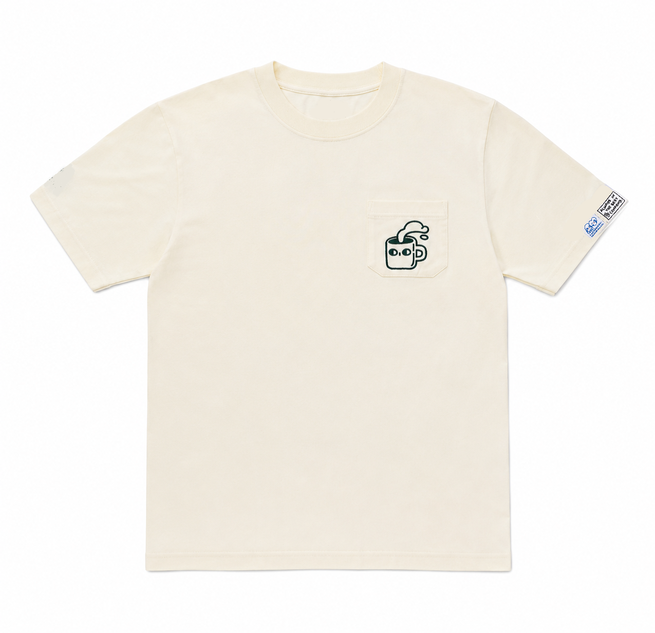 Coffee Friends Pocket Tshirt