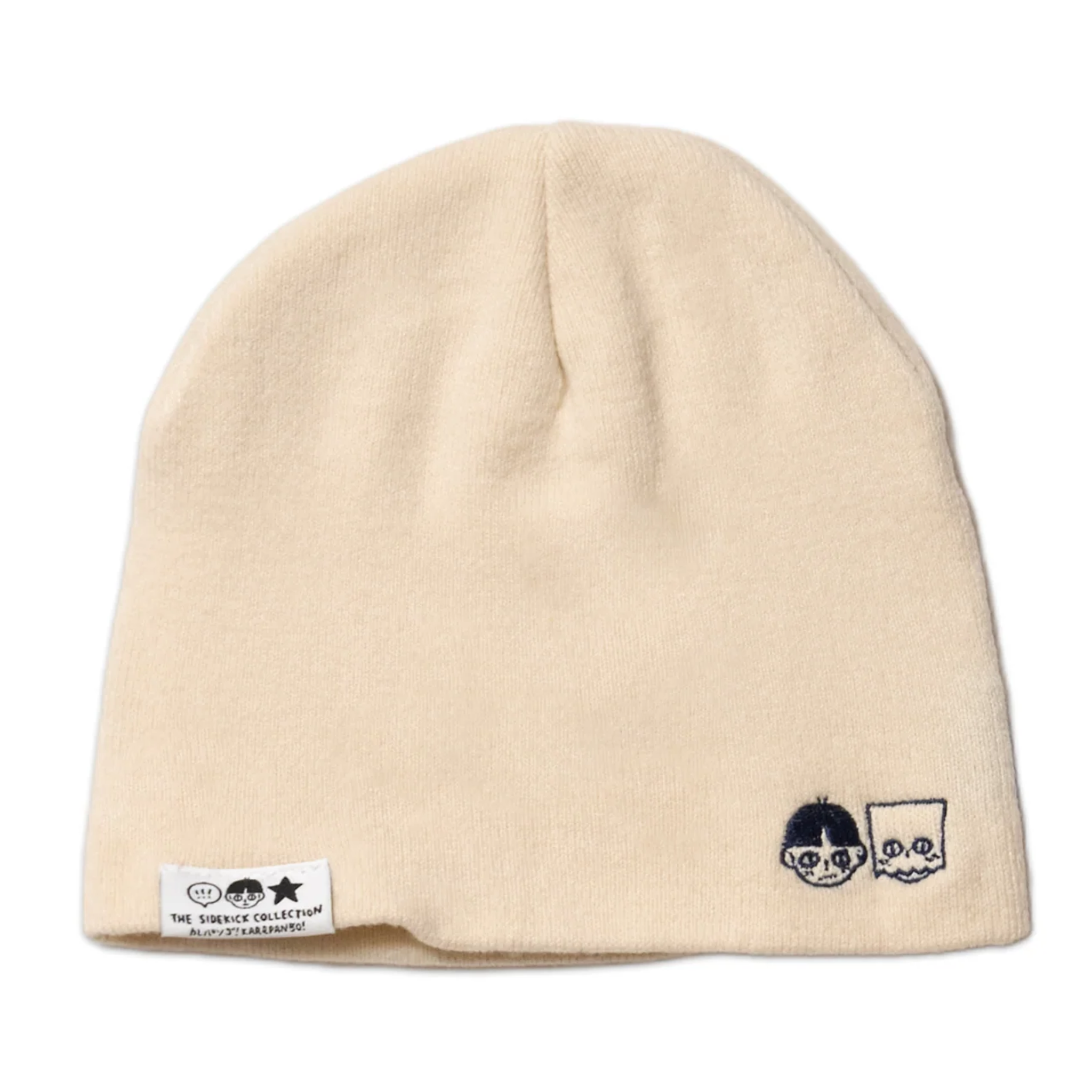 SIDEKICK: Cream Knit Beanie