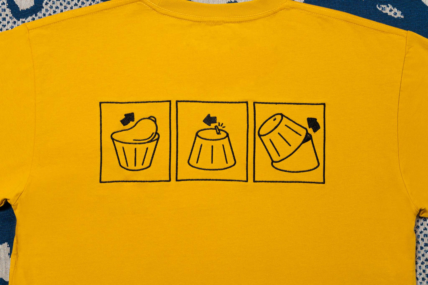 PURIN: Embroidered short sleeve t-shirt