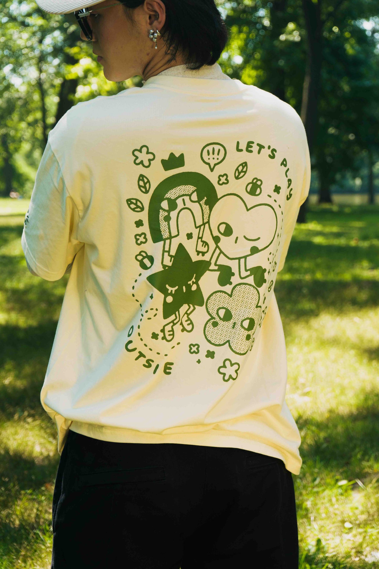 Fresh Air: Screenprinted short sleeve t-shirt