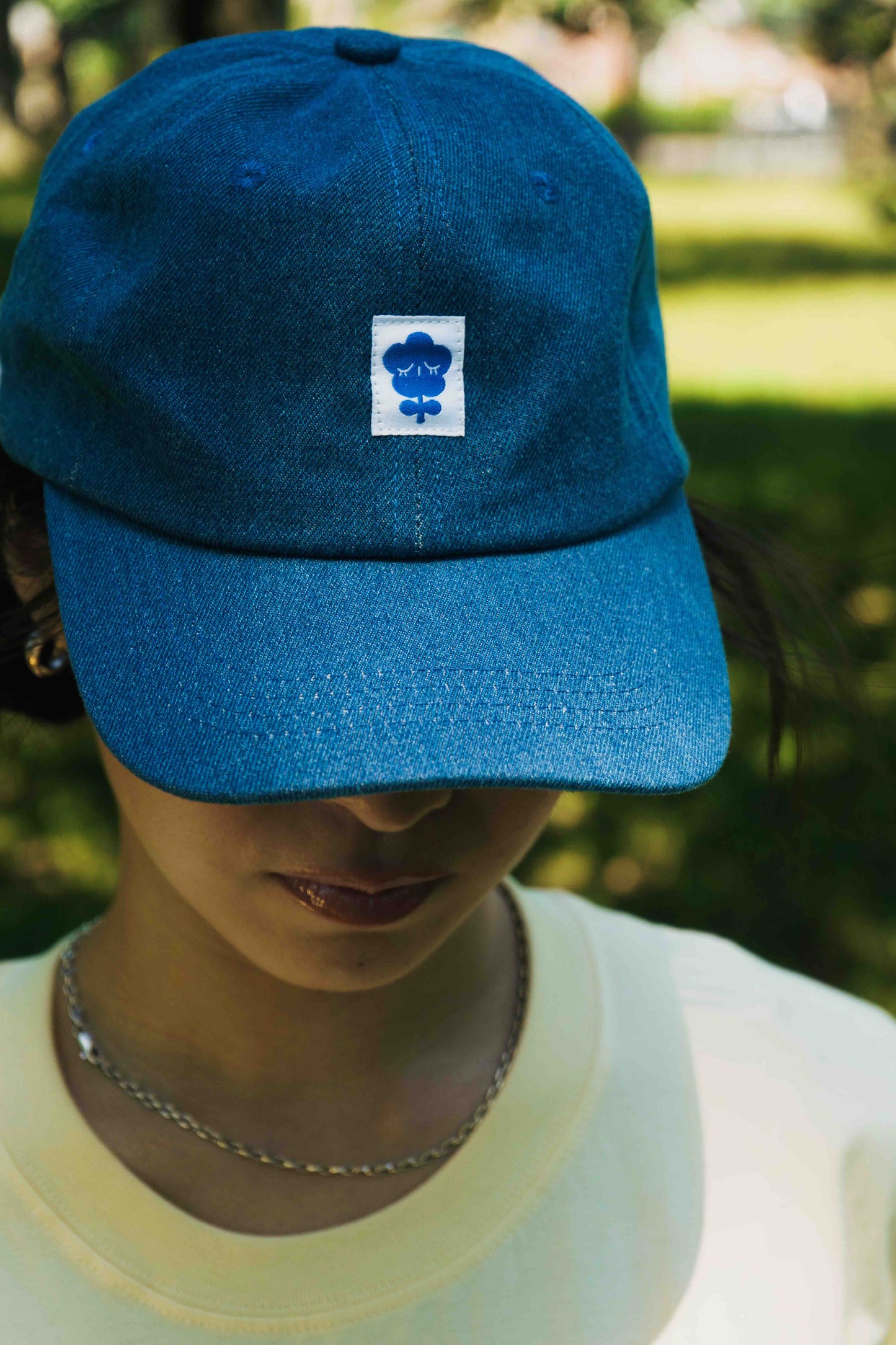 Fresh Air: Denim baseball cap
