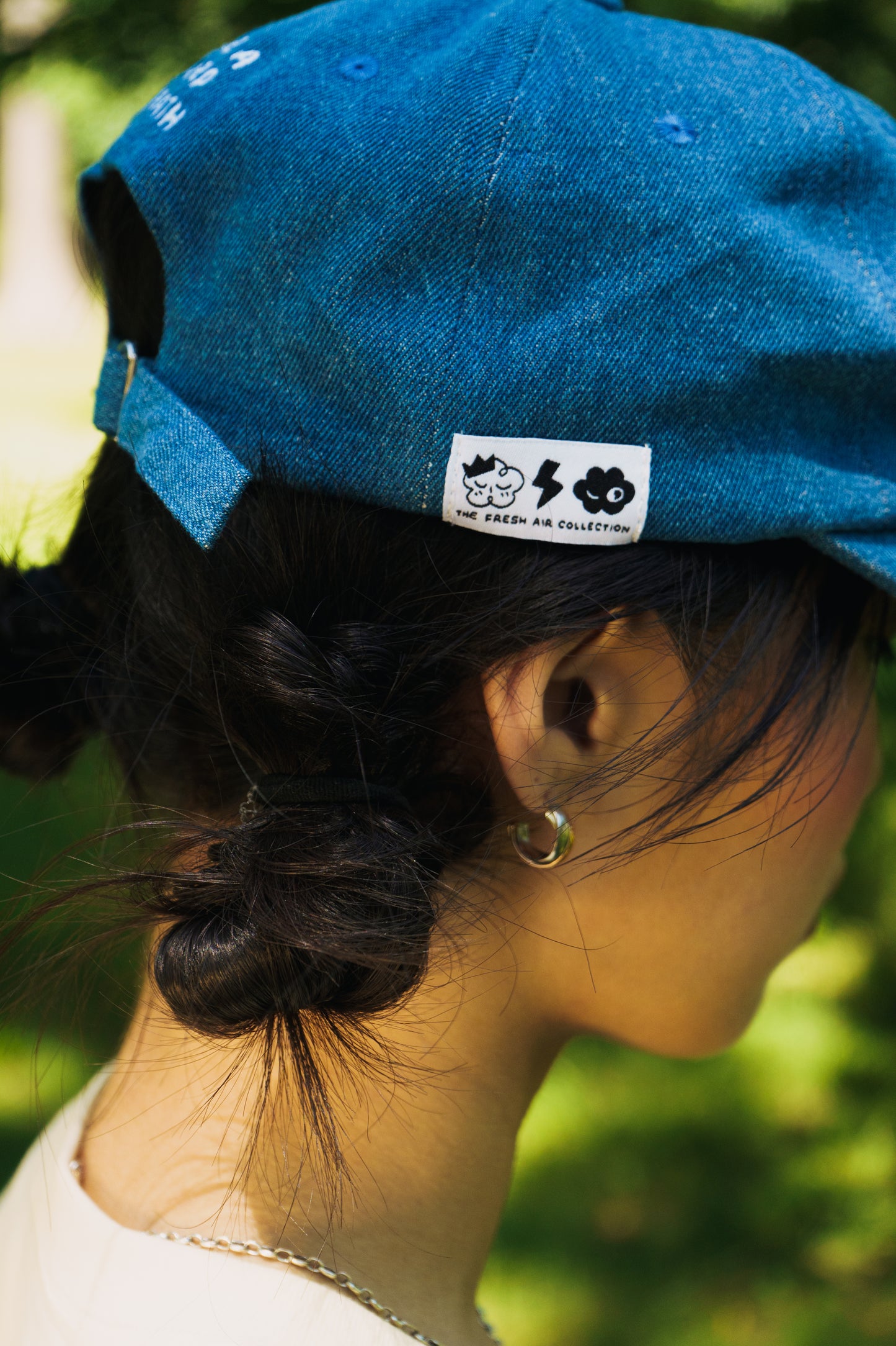Fresh Air: Denim baseball cap