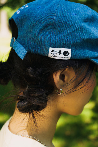 Fresh Air: Denim baseball cap