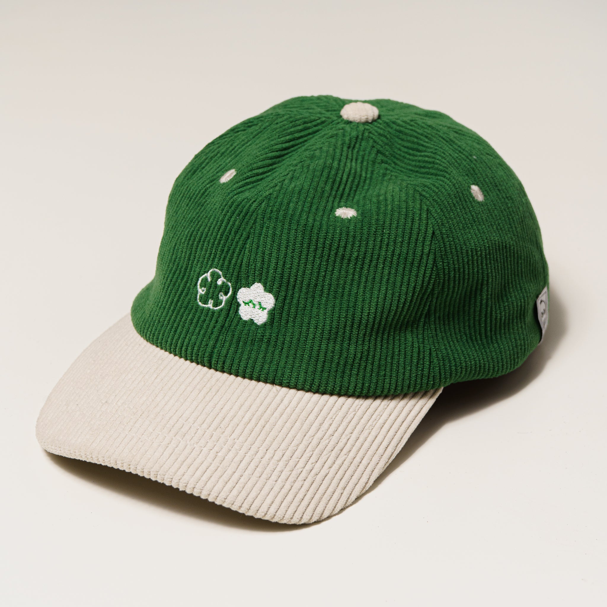 エミス CORDUROY TWO-TONE BALL CAP-GREEN CORDUROY TWO-TONE BALL CAP-GREEN - EMIS